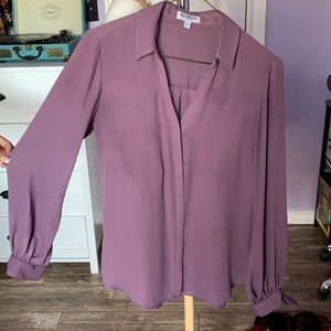Portofino Express Blouse Plum